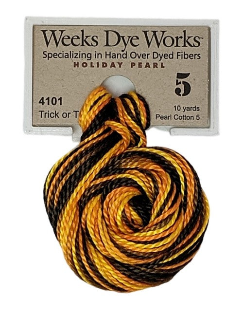 4101 Trick or Treat | Weeks Dye Works Pearl Cotton #5