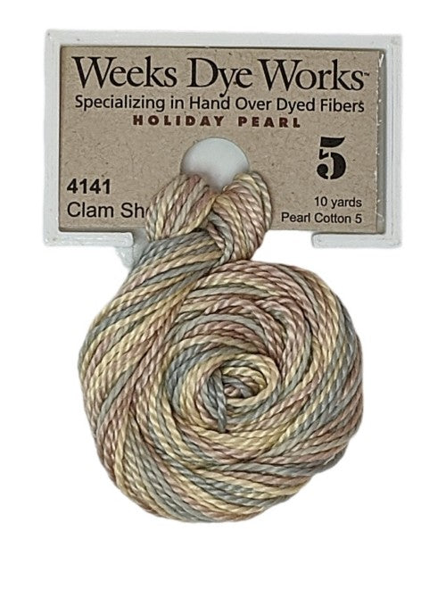 4141 Clam Shell | Weeks Dye Works Pearl Cotton #5