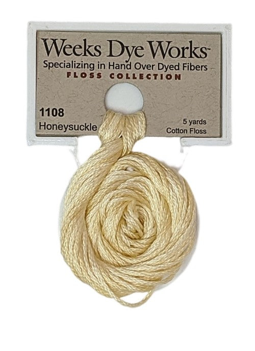 1108 Honeysuckle | Weeks Dye Works 6 Strand Floss