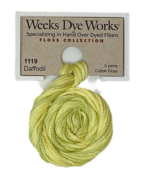 1119 Daffodil | Weeks Dye Works 6 Strand Floss
