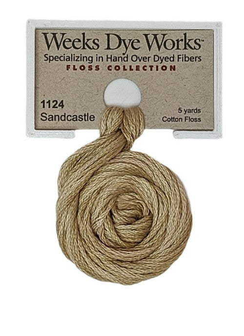 1124 Sandcastle | Weeks Dye Works 6 Strand Floss