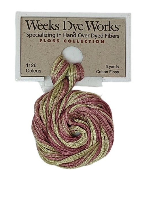 1126 Coleus | Weeks Dye Works 6 Strand Floss