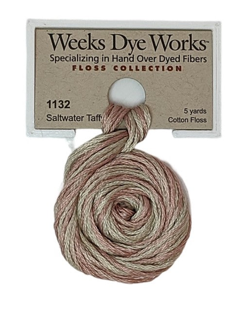 1132 Saltwater Taffy | Weeks Dye Works 6 Strand Floss