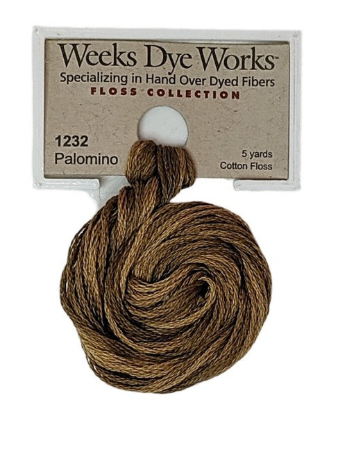 1232 Palomino | Weeks Dye Works 6 Strand Floss