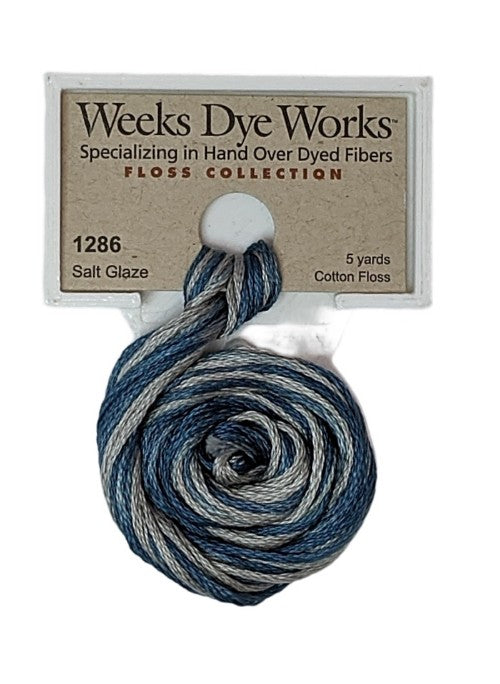1286 Salt Glaze | Weeks Dye Works 6 Strand Floss-Cross Stitch-Weeks Dye Works-Millennial Fabrics