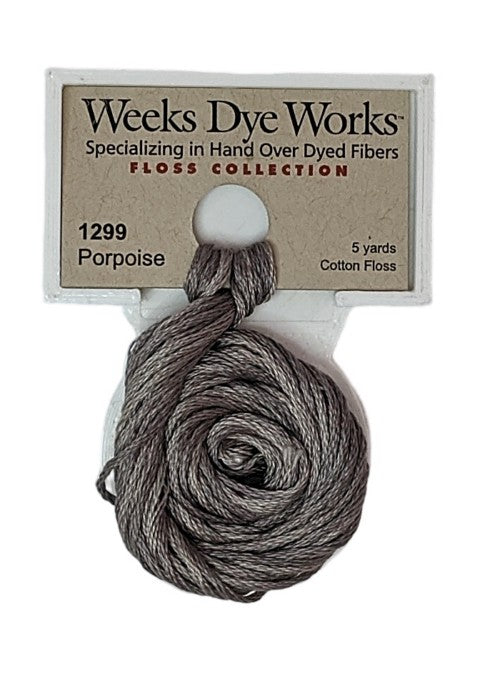 1299 Porpoise | Weeks Dye Works 6 Strand Floss-Cross Stitch-Weeks Dye Works-Millennial Fabrics