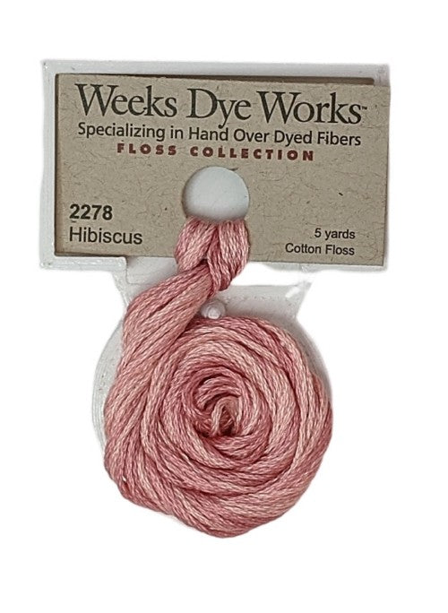 2278 Hibiscus | Weeks Dye Works 6 Strand Floss