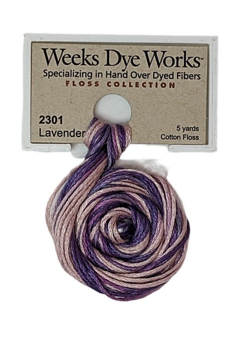2301 Lavender | Weeks Dye Works 6 Strand Floss