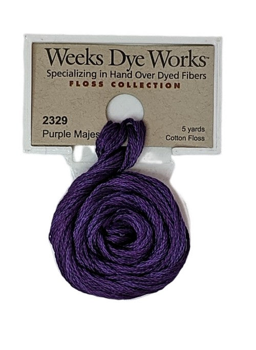 2329 Purple Majesty | Weeks Dye Works 6 Strand Floss-Cross Stitch-Weeks Dye Works-Millennial Fabrics
