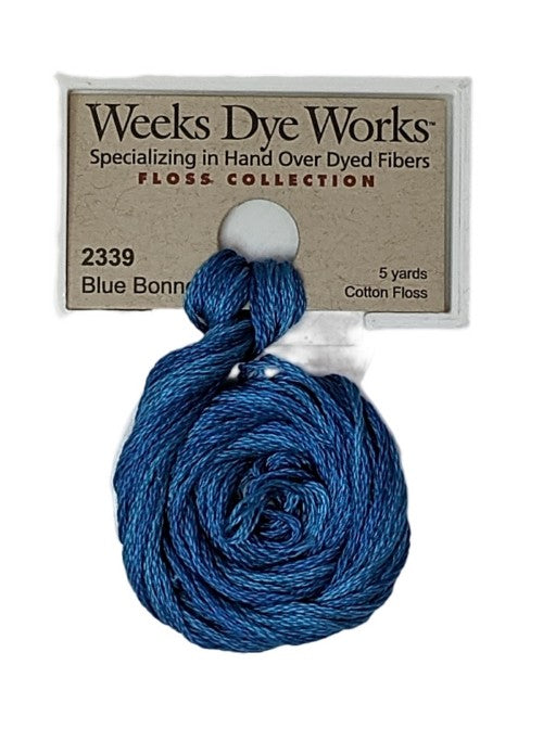 2339 Blue Bonnet | Weeks Dye Works 6 Strand Floss-Cross Stitch-Weeks Dye Works-Millennial Fabrics