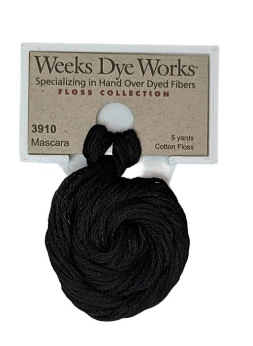 3910 Mascara | Weeks Dye Works 6 Strand Floss