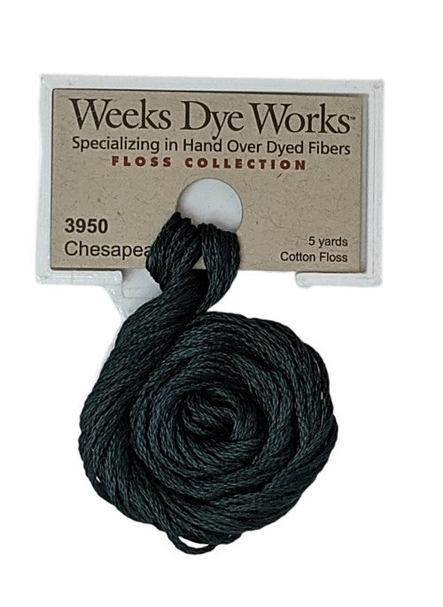 3950 Chesapeake | Weeks Dye Works 6 Strand Floss
