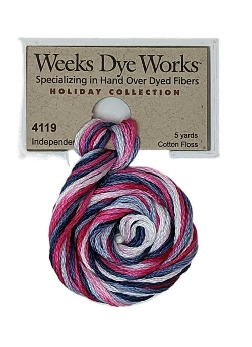 4119 Independence | Weeks Dye Works 6 Strand Floss-Cross Stitch-Weeks Dye Works-Millennial Fabrics