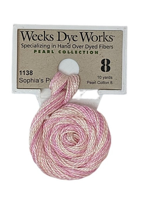 1138-Sophia's-Pink | Weeks Dye Works Pearl Cotton #8