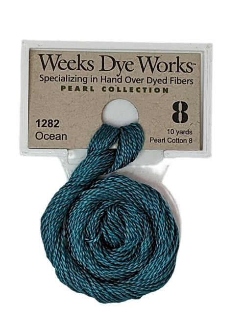 1282 Ocean | Weeks Dye Works Pearl Cotton #8
