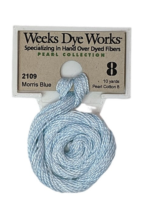 2109 Morris Blue | Weeks Dye Works Pearl Cotton #8