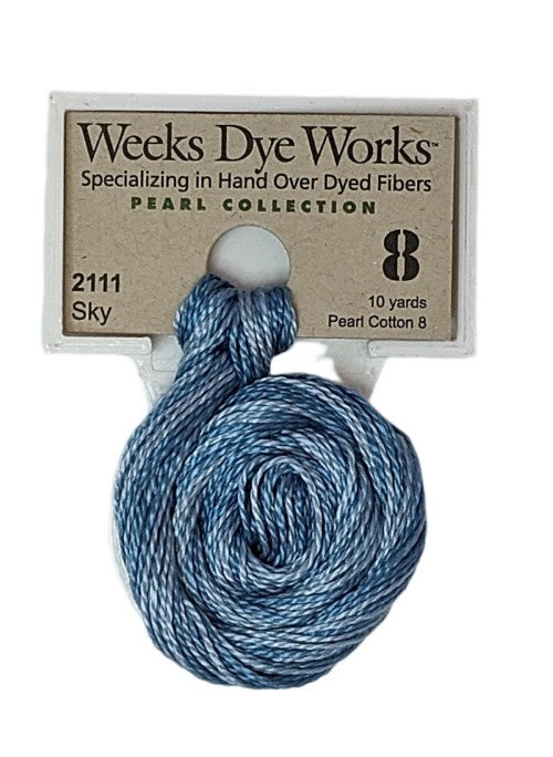 2111 Sky | Weeks Dye Works Pearl Cotton #8
