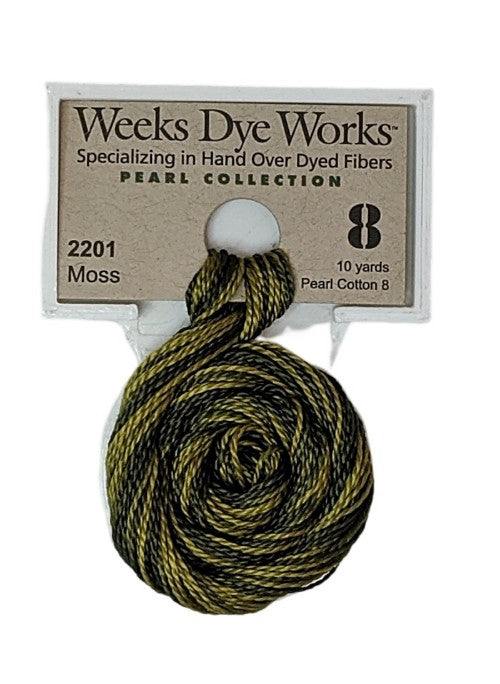 2201 Moss | Weeks Dye Works Pearl Cotton #8