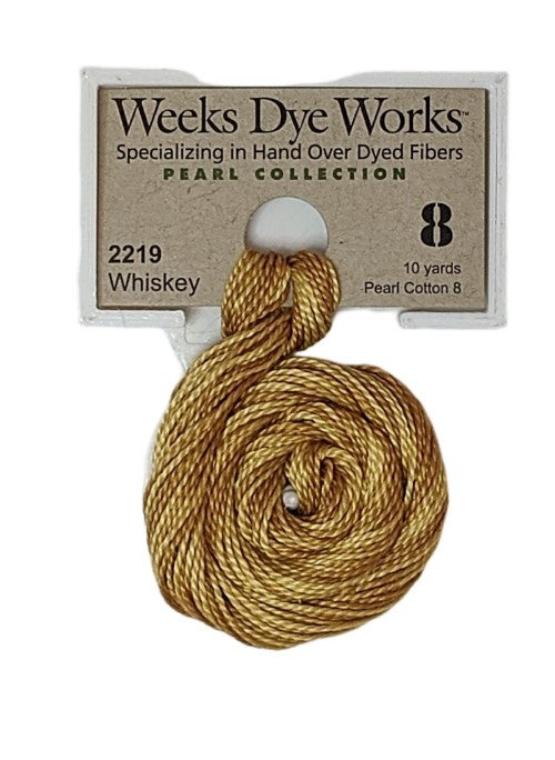 2219 Whiskey | Weeks Dye Works Pearl Cotton #8