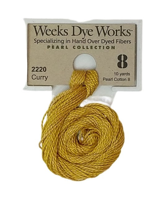 2220 Curry | Weeks Dye Works Pearl Cotton #8