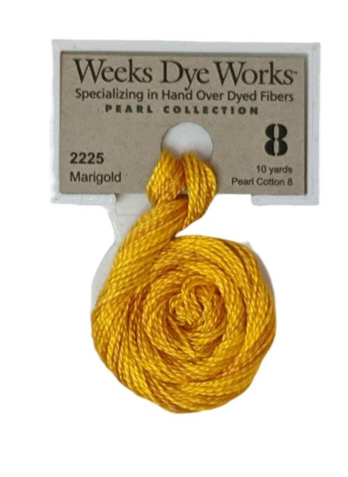 2225 Marigold | Weeks Dye Works Pearl Cotton #8