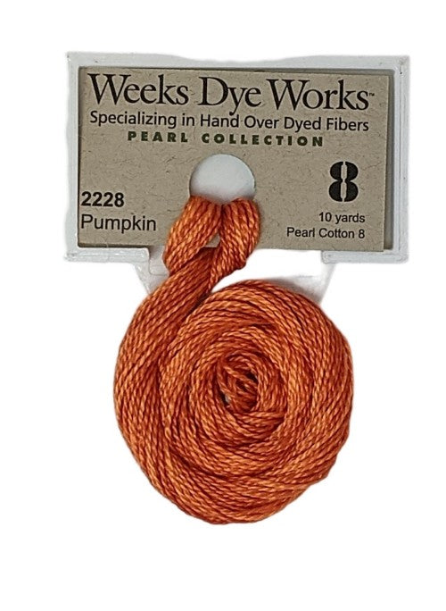 2228 Pumpkin | Weeks Dye Works Pearl Cotton #8