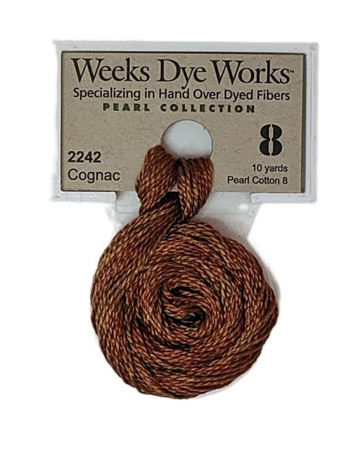 2242 Cognac | Weeks Dye Works Pearl Cotton #8