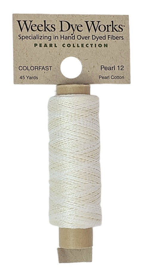 1091 Whitewash | Weeks Dye Works Pearl Cotton #12