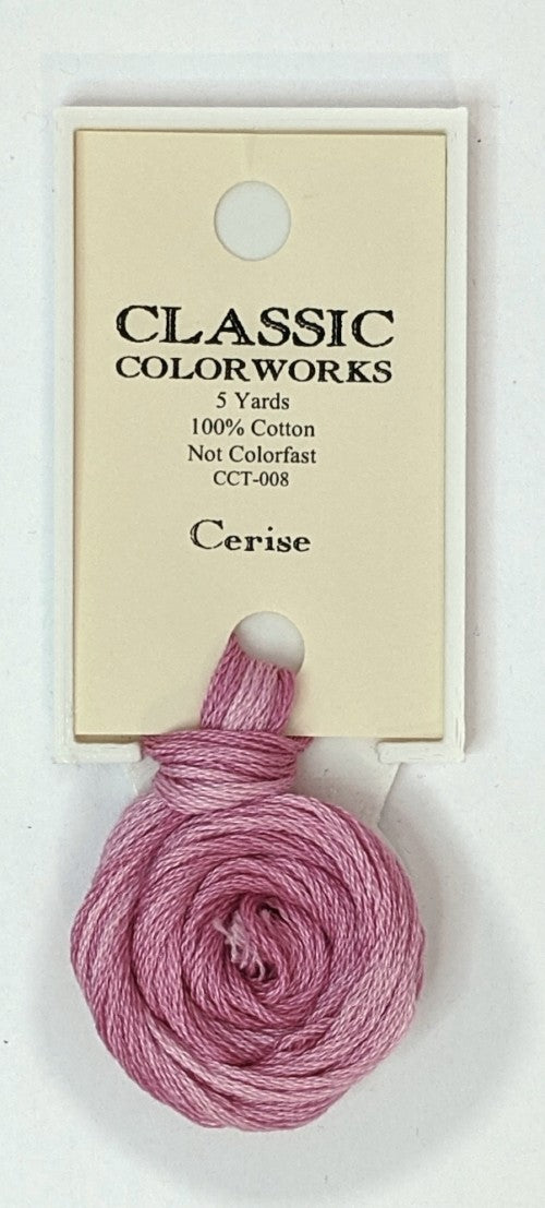 008 Cerise | 6 Strand Embroidery Floss by Classic Colorworks