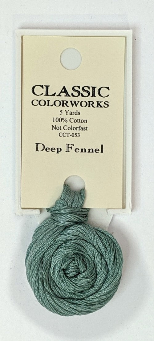 053 Deep Fennel | 6 Strand Embroidery Floss by Classic Colorworks