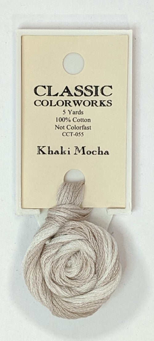 055 Khaki Mocha | 6 Strand Embroidery Floss by Classic Colorworks