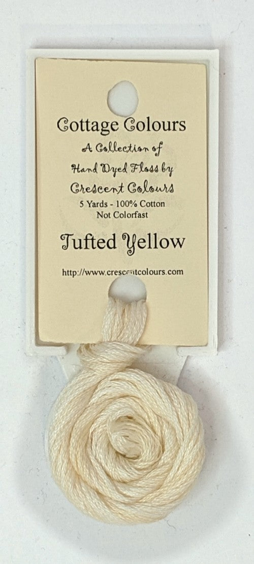 122 Tufted Yellow | 6 Strand Embroidery Floss by Classic Colorworks-Cross Stitch-Classic Colorworks-Millennial Fabrics
