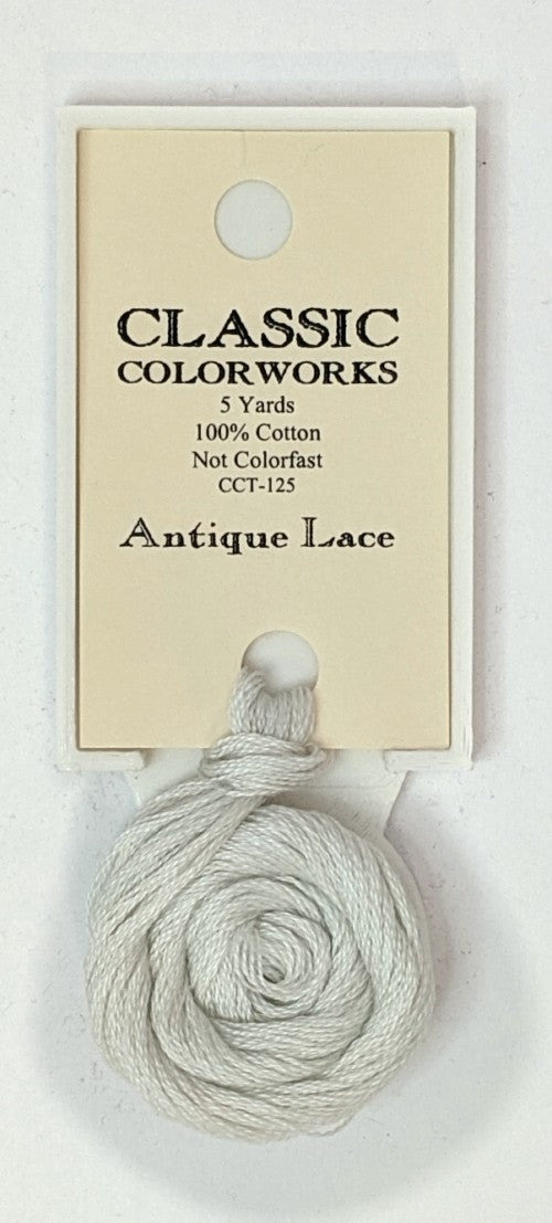 125 Antique Lace | 6 Strand Embroidery Floss by Classic Colorworks-Cross Stitch-Classic Colorworks-Millennial Fabrics