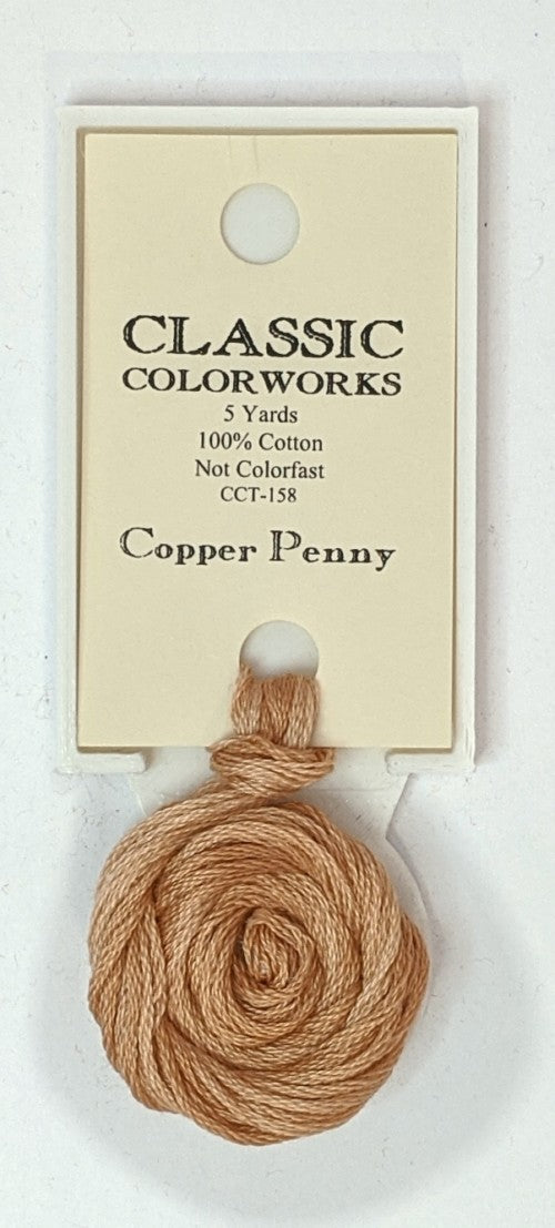 158 Copper Penny | 6 Strand Embroidery Floss by Classic Colorworks-Cross Stitch-Classic Colorworks-Millennial Fabrics
