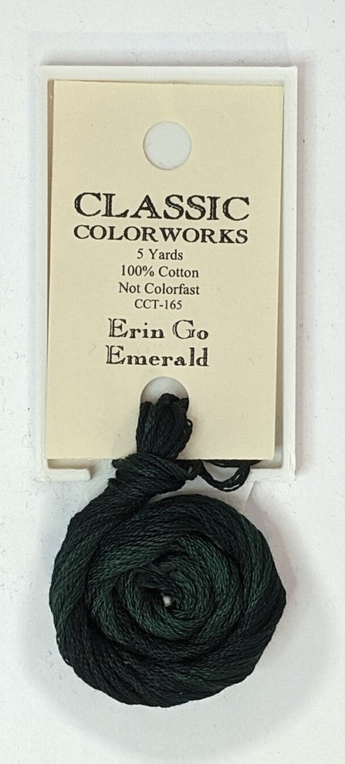 165 Erin Go Emerald | 6 Strand Embroidery Floss by Classic Colorworks