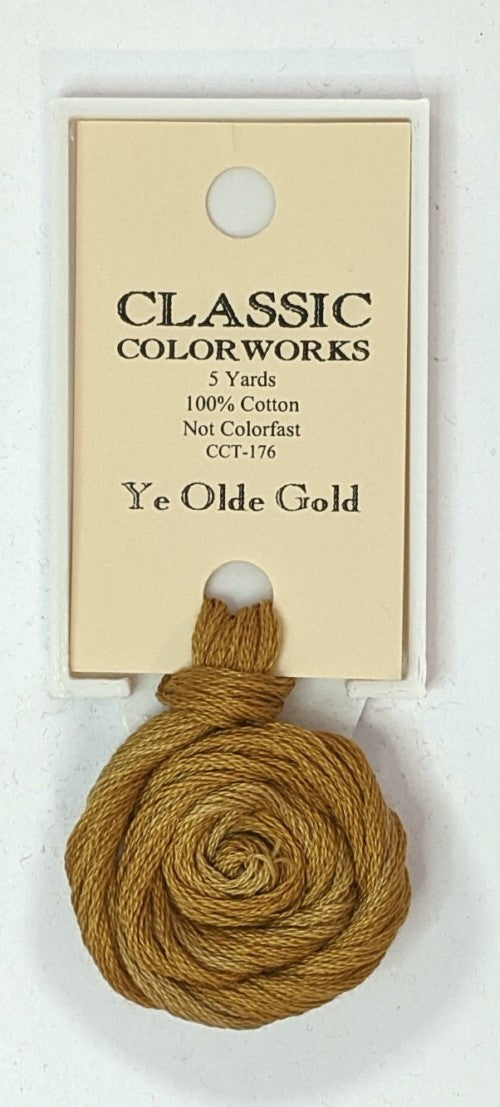 176 Ye Olde Gold | 6 Strand Embroidery Floss by Classic Colorworks