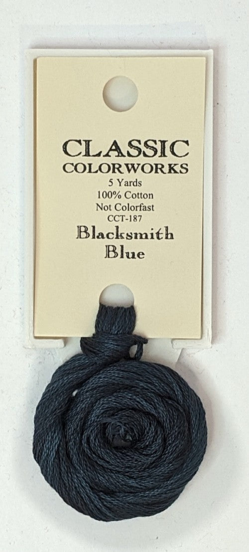 187 Blacksmith Blue | 6 Strand Embroidery Floss by Classic Colorworks