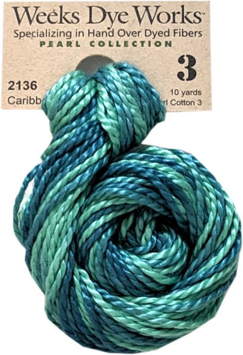 2136 Caribbean | Weeks Dye Works Pearl Cotton #3