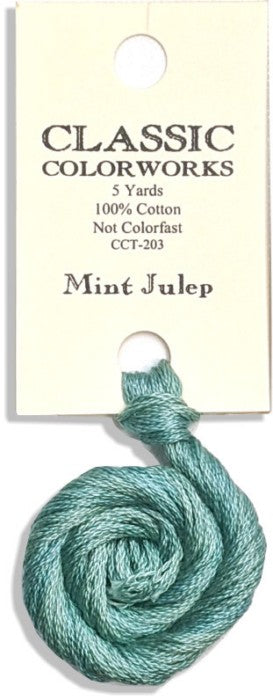 203 Mint Julep | 6 Strand Embroidery Floss by Classic Colorworks