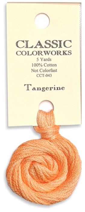 043 Tangerine | 6 Strand Embroidery Floss by Classic Colorworks