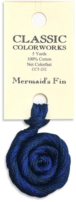 232 Mermaid's Fin | 6 Strand Embroidery Floss by Classic Colorworks