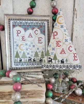✓ Fifth Day of Christmas Sampler & Tree by Hello From Liz Mathews-Cross Stitch-Hello from Liz Mathews-Millennial Fabrics