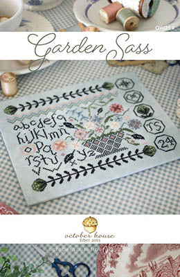 ✓ Garden Sass by October House Fiber Arts-Cross Stitch-October House Fiber Arts-Millennial Fabrics