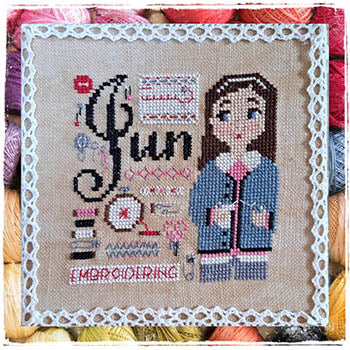 * June (Embroidering) Happy Hobby Month by Fairy Wool in the Wood