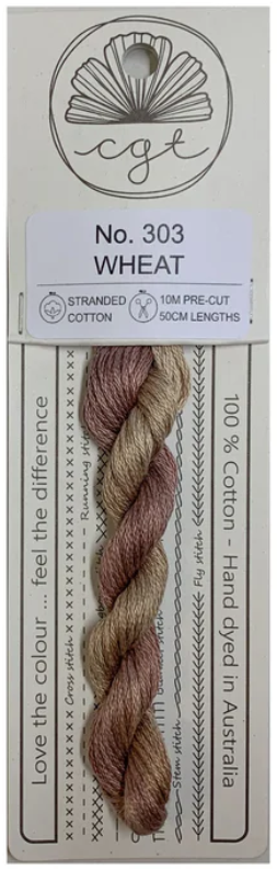 303 Wheat | 6 Strand Embroidery Floss by Cottage Garden Threads