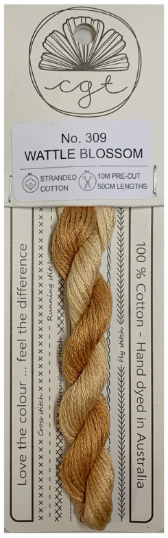 309 Wattle Blossom | 6 Strand Embroidery Floss by Cottage Garden Threads