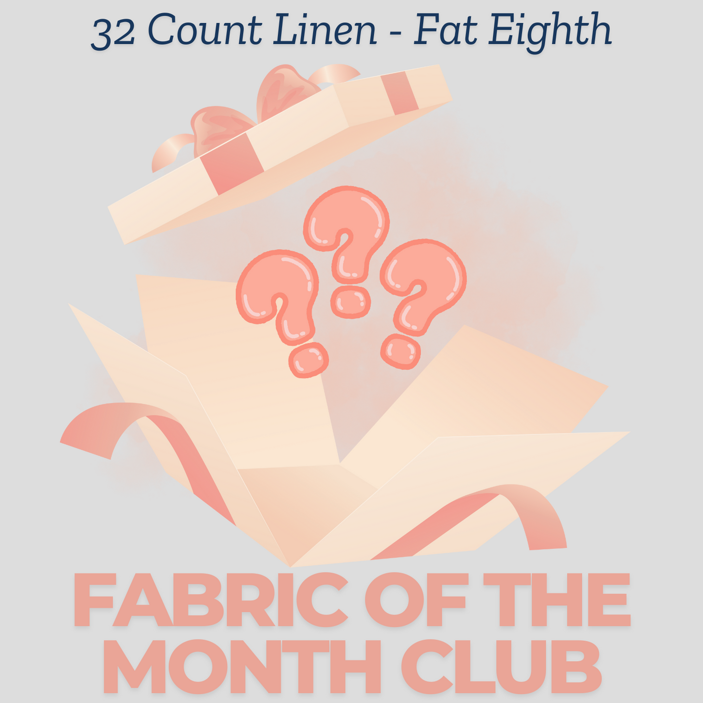32ct Linen: Fat Eighth 13 inches by 18 inches (Fabric of the Month Club Subscription)