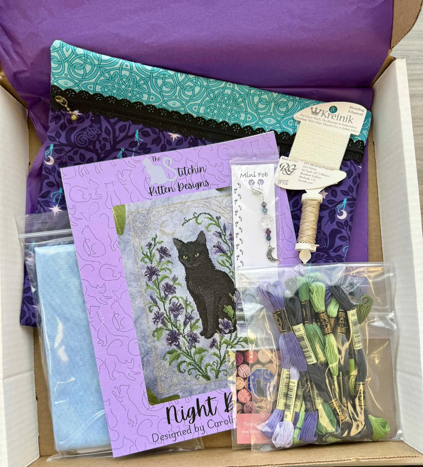 Night Bloom by The Stitchin' Kitten (Threads of Wonder January/February 2026)