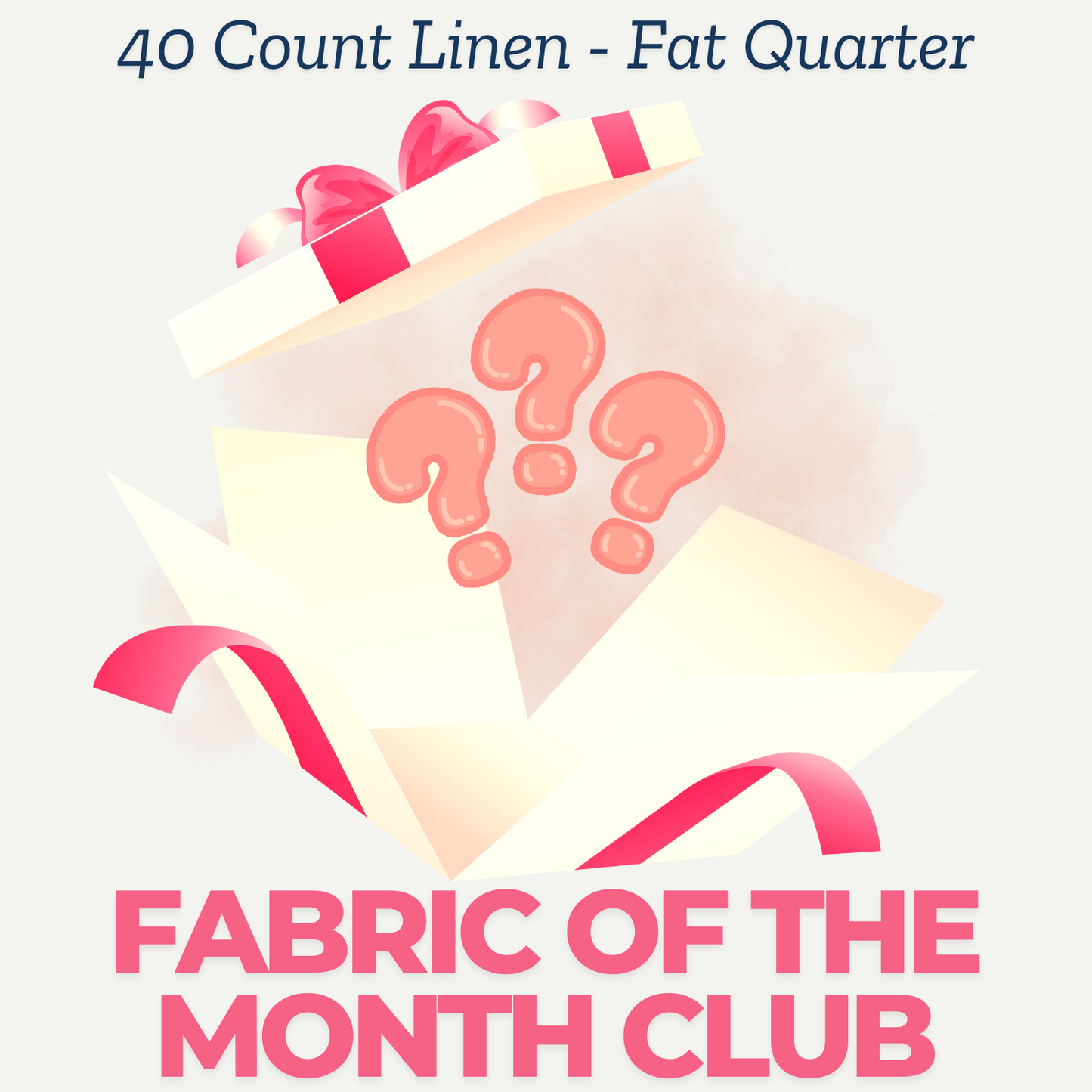 40 Linen: Fat quarter 18 inches by 27 inches (Fabric of the Month Club Subscription)-Millennial Fabrics-Millennial Fabrics