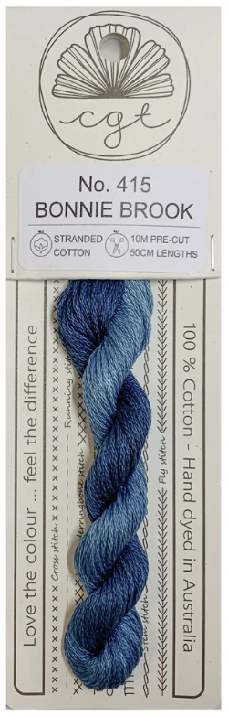 415 Bonnie Brook | 6 Strand Embroidery Floss by Cottage Garden Threads